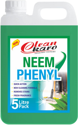 Tiersloution CLEANKARO SUPER PowerClean PHENYL Liquid Fresh Fragrance NEEM(5000 ml)