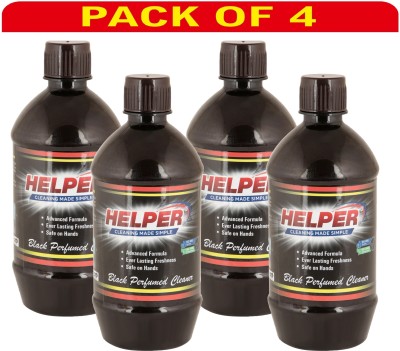 HELPER BLACK PHENYL -500ML , PACK OF 4 BLACK(4 x 500 ml)