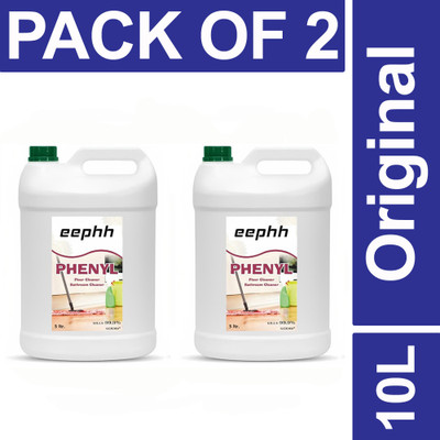 EEPHH 10 Litre Floor Cleaner white Phenyle Fragrance Pine 2 Pack Combo Pine(2 x 5 L)