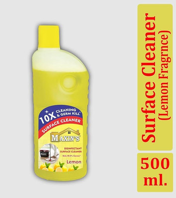MAXINS Disinfectant Surface & Floor Cleaner Liquid Suitable All Floor Cleaner Lemon(500 ml)