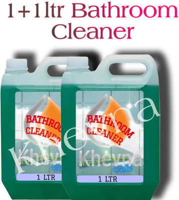 KHEVNA Bathroom Cleaner combo 1+1 ltr lemon(2 x 1 L)