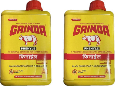 GAINDA black disinfectant phenyl 1000mlx2 strong(2 x 1 L)