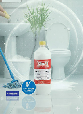 KlinAll Disinfectant and Bathroom Floor cleaner Citronella(918 ml)