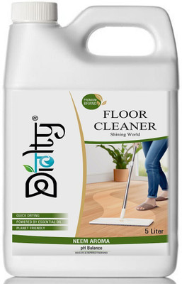 Diolty Floor Cleaner , Disinfectant Kills All Germs & Viruses To Makes Surfaces Safe & Remove Tough Stains, Bathroom Floor Cleaner Liquid Neem(5000 ml)