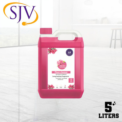 SJV ENTERPRISE Floor-cleaner Remove tough stains Hard water stains ROSE(5 L)
