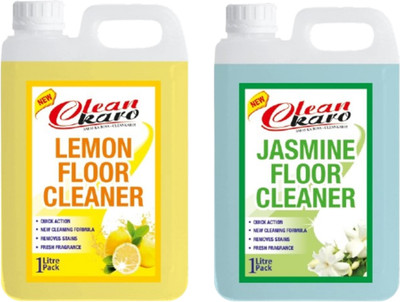 Tiersolution Combo of 2 Floor Cleaner Lemon+Jasmine lemon(2 x 1 L)