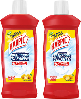 Harpic Bathroom Cleaner Liquid. Lemon(2 x 1 L)