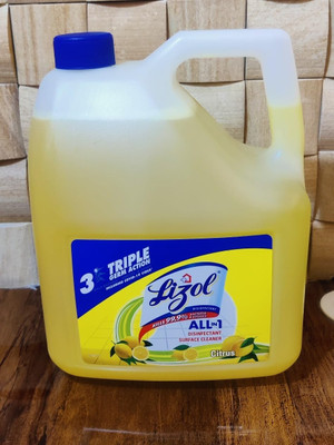Lizol Disinfectant Floor & Surface Best Cleaner lemon(5 L)