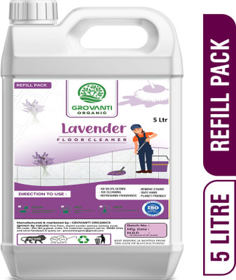 GROVANTI ORGANIC Lavender Disinfectant Surface and Floor Cleaner Lavender(5 L)