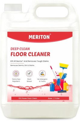 Meriton Rose Deep Clean Floor Cleaner Natural Tick 10X Power Cleaning liquid Rose(5 L)