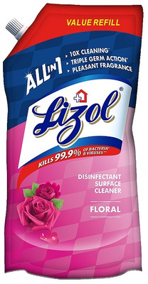 Lizol Disinfectant Floor Cleaner Refill Pack Floral(750 ml)