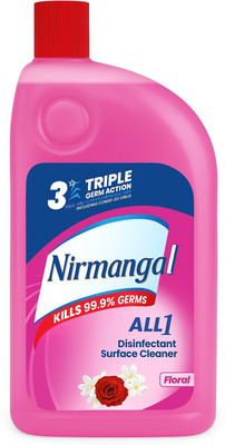 Nirmangal Original Disinfectant Surface Cleaner Floral 1L natural Fragrance and Rose(1 L)