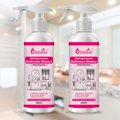 CHITAKSH Twin Pack Bathroom Cleaning Spray – Safe & Effective Odour(2 x 100 ml)