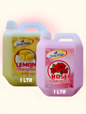 Dusty Might Disinfectant Phenyl Liquid Surface For Homes Offices Commercial Use Lemon And Rose(2 x 1 L)