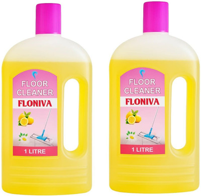 Floniva floor cleaner pack of 2 Lemon(2 x 1 L)