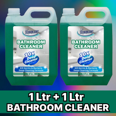 REGLET Deep Cleaning Strong Liquid For Wall,Floor & Tiles|Limescale,Stain& Scum Remover LAVENDER(2 x 1 L)