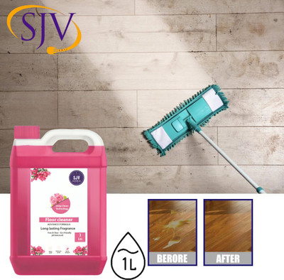 SJV ENTERPRISE Floor Cleaner for Kitchen & Bathroom ROSE(1 L)
