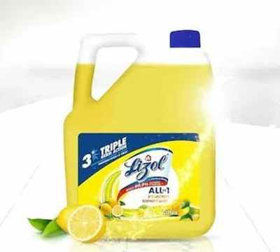 Lizol Disinfectant Surface Cleaner Citrus (5 L) Citrus(5000 ml)