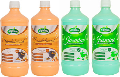 Whitebust Floor Cleaner phenyl Sandal,Jasmine(4 x 1 L)