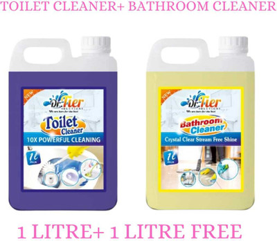 Tier enterprises Classic combo of 2 litre Toilet cleaner And BATHROOM CLEANER NA(2 x 1 L)