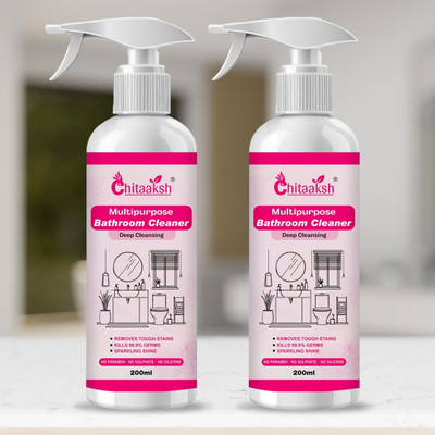 CHITAKSH All-in-One Bathroom Cleaner – Double Pack Spray Bottles Odour(2 x 100 ml)