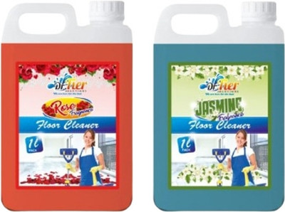 tiercart Combo of FLOOR CLEANER ROSE AND JASMINE(2 x 1 L)