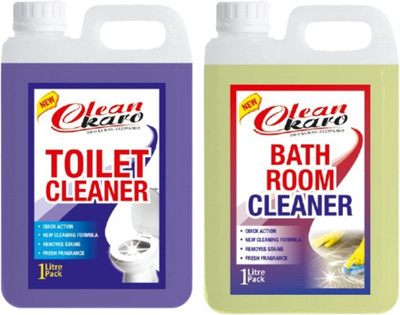 Tiersolution Combo of 2 Toilet Cleaner+Bathroom Cleaner lemon(2 x 1 L)
