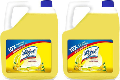 Lizol Disinfectant Floor Cleaner 5L (Pack of 2) Citrus(2 x 5 L)