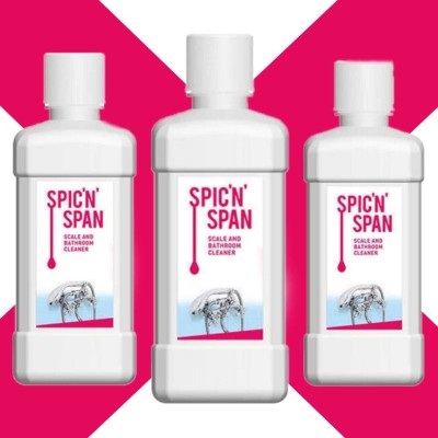 Fabify Spic 'N' Span | Scale And Bathroom Cleaner | Original(3 x 250 ml)