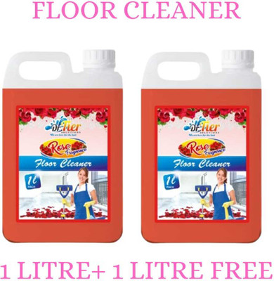 Tierenterprise Super combo of Floor cleaner rose rose(2 x 1 L)