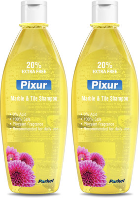 PIXUR Marble & Tile Shampoo Lemon Pk Of 2x600ML Lemon(2 x 600 ml)