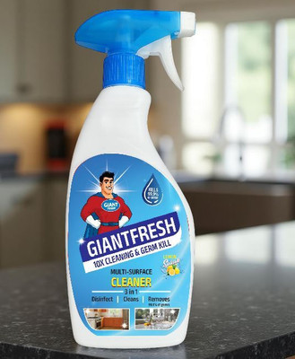 GIANTFRESH Disinfectant Multi Surface Cleaner Lemon Splash 10X Germ Protection Lemon(500 ml)