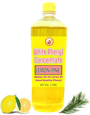 Rich Fox White Phenyl Concentrate 1 Litre makes 25-35 litres of phenyl lemon + Pine(1000 ml)