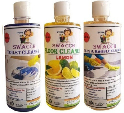 swacch Toilet Cleaner Combo (pack of 3) 500ml each lemon(3 x 500 ml)