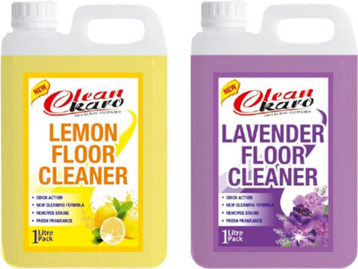 Tiersolution Combo of 2 Floor Cleaner Lemon+Lavender lemon(2 x 1 L)