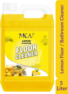 MKAV Lemon Floor & Bathroom Cleaner–Kills Germ, Safe on Tiles, Marble & Granite Lemon(5000 ml)