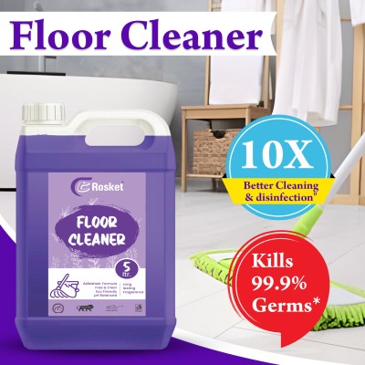 EROSKET Floor Cleaner,Long Lasting,Disinfectant Liquid For Cleaning Surface Multi-Fragrance(5 L)