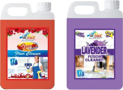 tiercart Combo of FLOOR CLEANER ROSE AND LAVENDER(2 x 1 L)
