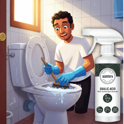 SCENTORA Oxalic Toilet Cleaner Multi Purpose Stain Remover Spray fresh(200 ml)