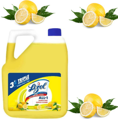 Lizol best Floor Cleaner, Disinfectant Surface Cleaner Citrus Lemon best lemon(5000 L)