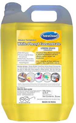 TetraClean Lemon Grass White Phenyl Concentrate Lemon Grass(5 L)