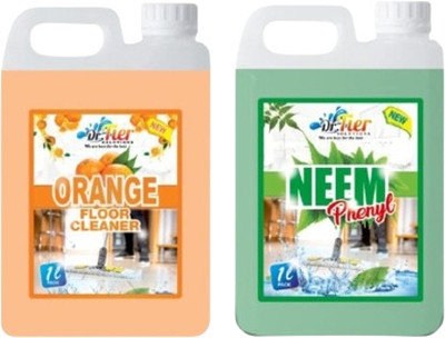tiercart Combo of NEEM PHENYL AND FLOOR CLEANER ORANGE(2 x 1 L)