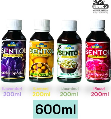 BENROG Sentol 800ml Aqua(4 x 50 ml)