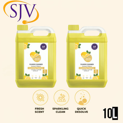 SJV ENTERPRISE Floor Cleaner kills 99. 9 percent Germs lemon(2 x 5 L)