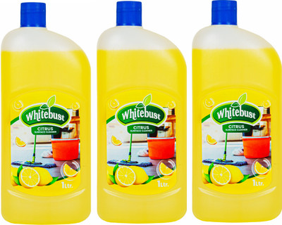 Whitebust Disinfectant Floor cleaner 3ltr Citrus(3 x 1 L)