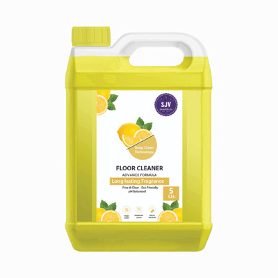SJV ENTERPRISE Lemon Floor Cleaner kills 99. 9 percent Germs and gives 10 times better cleaning Lemon(5 L)