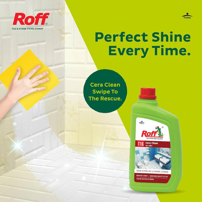 Pidilite Industries Ltd Roff Cera Clean Tile Cleaner Floor Cleaner Wall Cleaner Stain Dirt Grease T16 Roff Cera Clean Professional Tile, Floor and Ceramic Cleaner(500 ml)