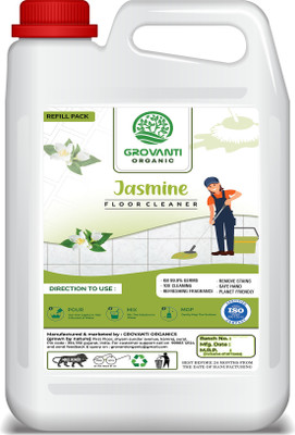 GROVANTI ORGANIC Floor Cleaner, Disinfectant Surface Cleaner Jasmine Jasmine(5 L)