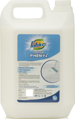 FABIUS FLOOR SHINE WHITE PHENYL LIQUID MADE WITH PINE BASED OIL-5LTR PINE OIL(5 L)