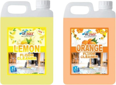 tiercart Combo of FLOOR CLEANER ORANGE AND LEMON(2 x 1 L)